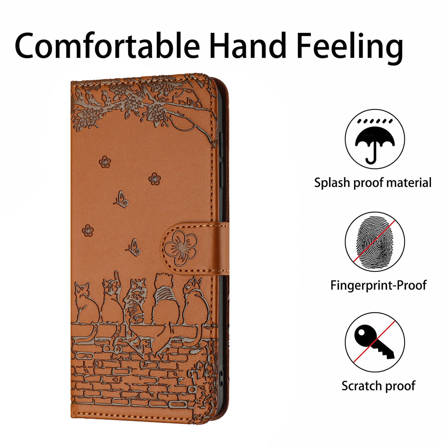 For Samsung Galaxy A23 4G A23 5G (Global Version) M23 5G F23 5G Wallet Phone Cover Imprinted PU Leather Stand Phone Case with Strap For Samsung Galaxy A23 4G A23 5G (Global Version) M23 5G F23 5G Wallet Phone Cover Imprinted PU Leather Stand Phone Case with Strap